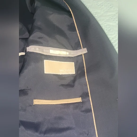 Michael Kors Men’s Dark Navy Suit – Jacket 40R / Pants 34 - Picture 9 of 16